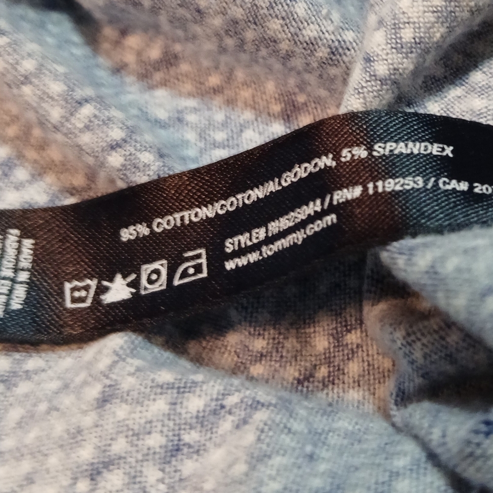 Tommy Hilfiger Blue and White Women's Size Small Lounge Pants - Picture 3 of 7